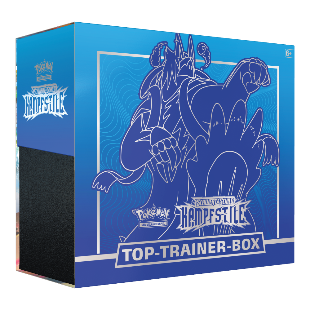 Pokemon Kampfstile Top Trainer Box Fließender Angriff DE GG Cards